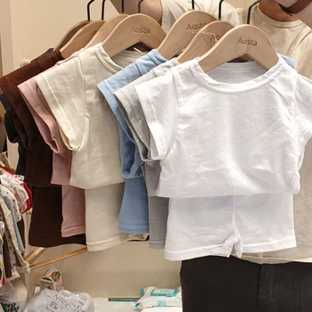Uus Summer Baby Tüdrukud Poiste Riided Komplekt T-särk+PP lühikesed Püksid korea Stiilis Väikelapse Poiste Riided Sobiks Imiku Tüdrukute Riided