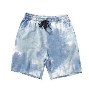 Uus Suvine Tie-Värvitud Sport lühikesed Püksid Meestele Ja Naistele Streetwear Tasku Puuvillased lühikesed Püksid Meeste Vabaaja Beach Vintage Shorts
