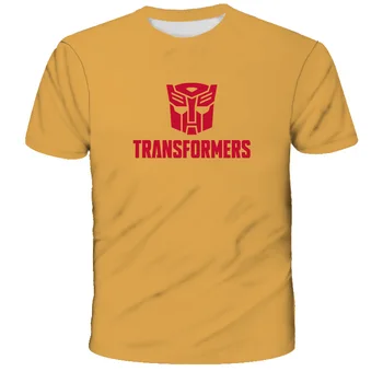 Uus Trafo Autobots Anime Riided Disain Ulme Action Film Transformers logo, 3D-Printimine Suvel Laste T-Särk