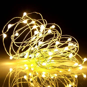 Uus aasta Solar Lamp LED Väljas 12m/7m String LED Tuled Haldjas Puhkus jõulupidu Vanikud Päikese-Aed Veekindel Tuled