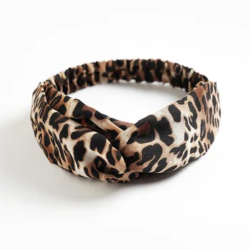 Uus prindi Sõlm Naiste Peapael Vintage Hairband Tüdrukud Peakatet Leopard Peapael Juuste Aksessuaarid kleit Kingitus juuksed sidemed scrunchie