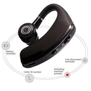 V9 Kõrvaklapid, Bluetooth Kõrvaklapid Handsfree Peakomplekt Äri-Headset koos Mic-Drive Kõne Sport Kõrvaklapid Nutitelefoni