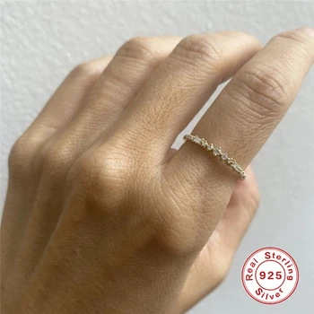 VINY Geomeetriline Leib Avatud Sõrme Sõrmus 925 Sterling Hõbe Bague Femme Kuld/Hõbe Rõngad Naiste 2021 Trend Tuul Jutustama Aneis 169418