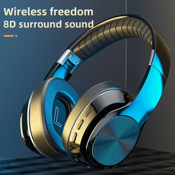 VJ320 HiFi Kõrvaklapid Juhtmeta Bluetooth-5.0 Kokkupandav Toetada TF Kaarti/FM-Raadio/Bluetooth Stereo Headset Koos Mic-Sügav Bass