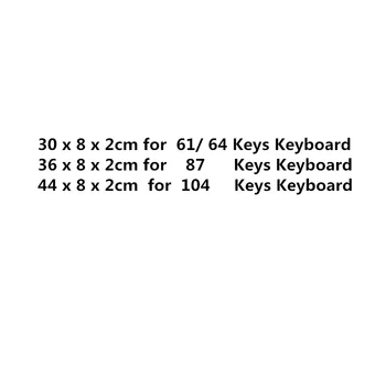 Vaigu Küljest Ülejäänud Randme Pad 61/ 64 / 87 /104 Võtmed Kohandatud Mechanical Gaming Keyboard - (Hiina Tint) Kala Madalas Vees Ujuda