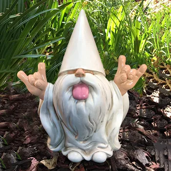 Vaik Naughty Aed Gnome Aia Kaunistamiseks 5 Tolline Kuju Valge Mees Haldjas Garden Ornament Tarvikud Päkapikud Laua Kingitus Decor