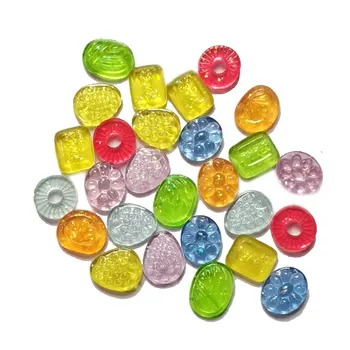 Vaik Simulatsiooni Jelly Candy Flatback Cabochons Mini Flat Tagasi Telefoni Juhul Decor Kaunistustest Juuksed Vibu Accessorie