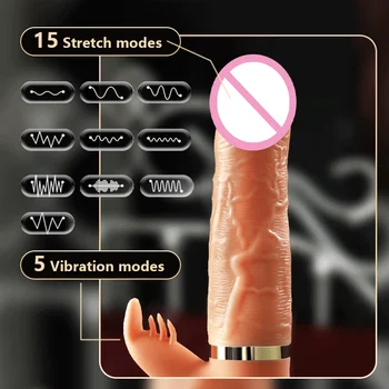 Vajutame Dildo Vibraator Naistele Kütte Rotatsiooni Peenise Clit Köniinsä G spot Tupe Stimulaator Masturbatsioon Täiskasvanud 18 Sugu Mänguasjad