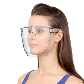Vastupidav Mask näomask Ühendada Plastist Korduvkasutatavad Selge Näo Mask Anti-udustamine Klaasi Spray Auto Klaasid Mask LW 149987