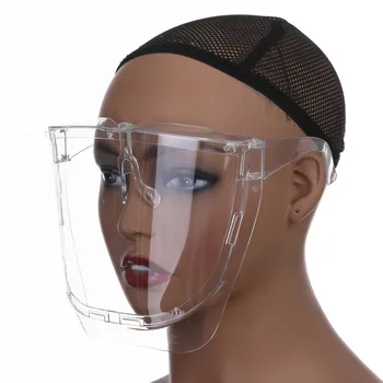 Vastupidav Mask näomask Ühendada Plastist Korduvkasutatavad Selge Näo Mask Anti-udustamine Klaasi Spray Auto Klaasid Mask LW