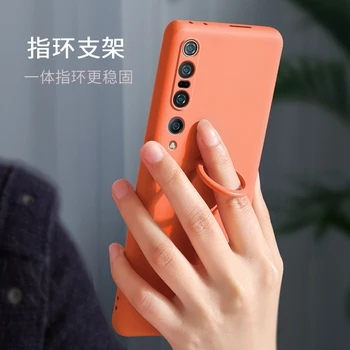 Vedela Silikooniga Telefon Kate Xiaomi Poco X3 NFC Mi 10T Pro 10 Lite Redmi Märkus 9S 9 Pro Juhul Ringi Rihm Soft Tagasi Juhul Katta