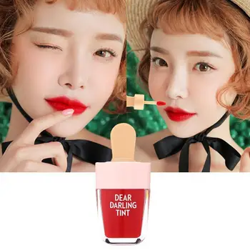 Vedelik Huulepulk Velvet huuleläige, Toon Veekindel Kauakestev Jäätise Kuju Huule Glasuur korea Make-up Naiste Armas Kosmeetika