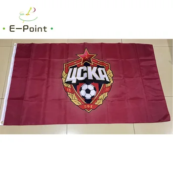 Venemaa PFC CSKA Moskva 3ft*5ft (90*150cm) Suurus jõulukaunistused Kodu Flag Banner Tüüp E Kingitused