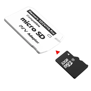 Versioon 6.0 SD2VITA PS Vita Memory TF Kaart PSVita Mängu Kaart PSV 1000/2000 Adapter 3.65 Süsteem SD-Micro-SD-kaardi r15