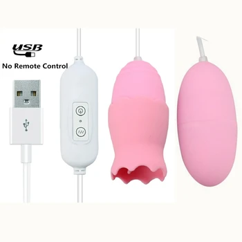 Vibreeriv Muna USB Power Keele Vibraator Tiss Jobu Clit Stimulaator G Spot Massaaž Täiskasvanud Sugu Mänguasi Naistele Sex Shop