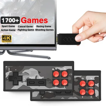 Video Mängu Ehitada-1700+ NES Mängud, Mängu Konsool Mini Mäng Stick 4K HD TV Retro Mängu Konsool Toetab 2 Mängijad 87813