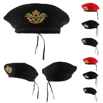 Vintage Silmkoelised Madrus Müts Müts Tumesinine Mariner Beanie Ühise Põllumajanduspoliitika Jaht Kostüüm Rekvisiidid