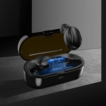Vufine XG13 Traadita Bluetooth-5.0 TWS Kõrvaklapid Mini Mic Earbuds Koos laadimise KASTI Sport Peakomplekt kõigile Bluetooth Telefon