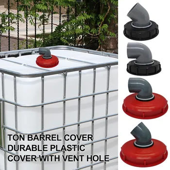 Väljas Aed IBC Ton Barrel Kate Vastupidav Plastikust Kaas Koos Vent Auk Ton Barrel Filtri Kate 94051