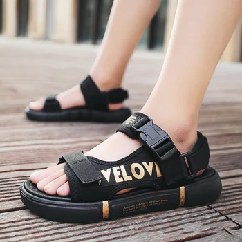 Väljas Hingavad Jalatsid Mugavuse Slip Plus, Suurus Avatud Jalanõud Casual Meeste Sandaalid Suve Kingad Sandal Mens PVC Sandalias