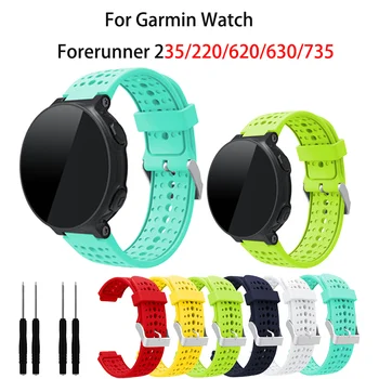 Väljas Käepaela Eest Garmin Forerunner 735XT 735/220/230/235/620/630 Smart Watch Pehmest Silikoonist Rihm Asendamine Watch Band