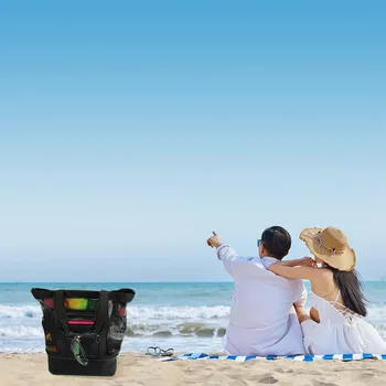 Võre Beach Kott Väljas Suur Ülepaisutatud Eemaldatava Jahedam Ja Lukuga Taskud Töö Piknik Ladustamise Kott Puhkust #75