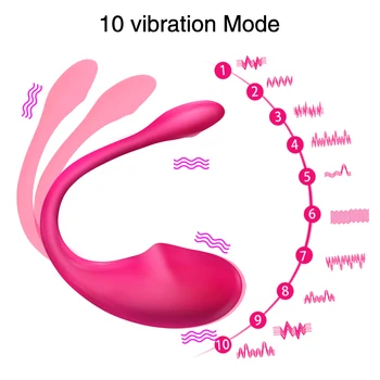 WIFI Smart APP Vibraator on Veekindel Võimsa mitmetasandilise Stimulatsiooni Tupe ja Kliitori Orgasm Vibreeriv Muna Naissoost Täiskasvanud Sugu Mänguasjad