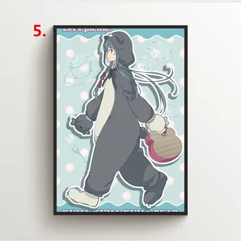 WTQ Lõuend Värvimine Anime Plakateid Kuma Kuma Kuma Karu Yuna Fina Retro Plakat Seina Decor Seina Art Pilt Tuba Decor Home Decor