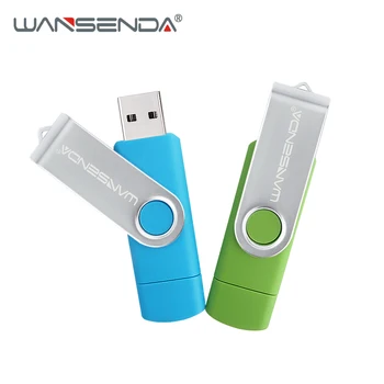 Wansenda USB 2.0 Nutikas Telefon Android OTG USB Flash Drive Pen Drive Jaoks Android/PC Memory Stick 8GB 16GB 32GB 64GB 128GB 256GB