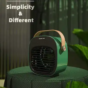 Warmtoo 3 Käik Mini Water Cooling Fan Spray Humidification Portable Air Cooler Tabel Fänn Niisutaja Puhastaja Office Magamistuba