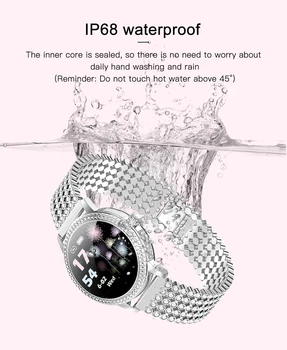 Willgallop Teemant naastrehvid LW20 Smartwatch Armas Teras, Elegantne Naiste Vaata Fitness Käevõru Südame Löögisageduse Menstruaaltsükli Meeldetuletus