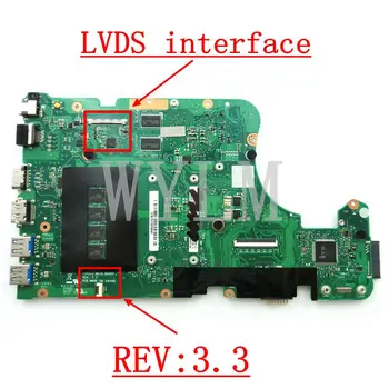 X555LDB LVDS liides 4GB RAM GT820M REV3.3 Emaplaadi ASUS X555LJ X555LD X555L A555L K555L F555L Sülearvuti Emaplaadi Testitud