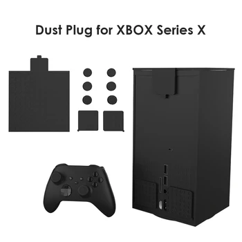 Xbox Seeria X Mängukonsool Silikoon Tolmu Pistikud Töötleja Pöidla Haaratsid tolmukindel Võrgusilma Filter Pesa Kaas Korgiga Juhul