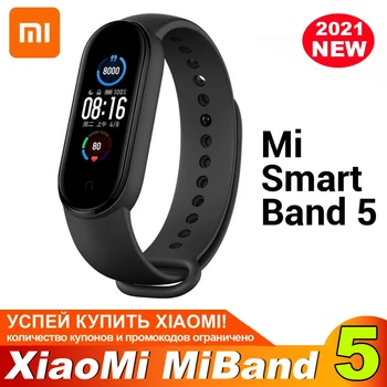 Xiaomi Mi Band 5 Smart Band 1:1 AMOLED Ekraan Südame Löögisageduse Fitness Tracker Bluetooth-5.0 Veekindel Sport Bänd 5 91890