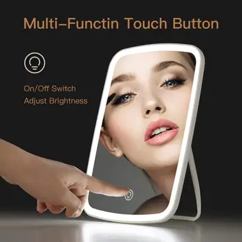 Xiaomi Youpin Intelligentne kaasaskantav meik peegel desktop led valgus portable folding valguse peegel desktop sõbranna kingitus