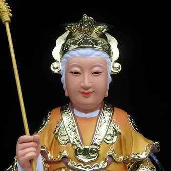 Xishan Vanaema Taoism Kuninganna Ema Kuju Vaik Buddha 12inch ja 16 Tolline Valik Home Decor Jumalateenistuse Ornament