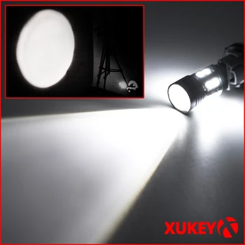 Xukey Auto T20 7443 7440 W21W W21/5W Auto LED PÄEVATULED Tagurpidi Tuled Pirn Parkimine Sidelights Backup Lamp Gloobused 580 582 12V