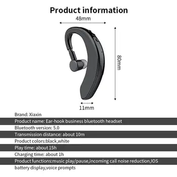 Y10 / Ühe Kõrva Äri Peakomplekt 5.0 Bluetooth-Peakomplekti Fone De Ouvido Kõrvaklapid Kõrvaklapid Audifonos Earbuds Auriculares Audifonos