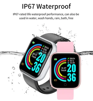 Y68 Smart Watch vererõhku Jälgida, Smart Kell D20 Veekindel Sport Südame Löögisageduse Reloj Smartwatch Kellad Android ja IOS