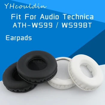YHcouldin Kõrvapadjakesed Audio-Technica WS99 WS99BT ATH-WS99 ATH-WS99BT Kõrvaklappide Accessaries Asendamine Kortsus Nahk