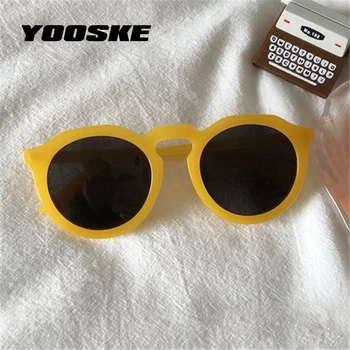 YOOSKE Ring Naiste Päikeseprillid Brändi Disainer, Vintage päikeseprillid Daamid korea Stiilis Candy Värvi Prillid UV400 Peegel 4610