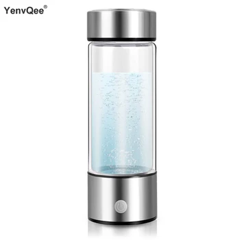 YenvQee uustulnukad Kaasaskantava Vesiniku Generaator Vee Filter H2 Rikas Vesinik Aluseline Pudel 420ML