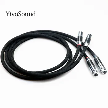Yivosound HIFI-XLR-rca jack Audio OFC Vask PCOCC tasakaalustatud xlr kaablid audio kaabel meeste ja naiste traat