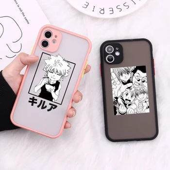 ZUIDID Pehme Kaitseraua Anime Telefon Juhtudel IPhone 12 11 Pro Max X XS XR 6 7 8 7Plus 8Plus SE Hunter X Hunter Killua Zoldyck Kate