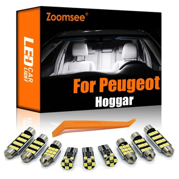 Zoomsee 8Pcs Salongi LED-Peugeot Hoggar 2010+ Canbus Sõiduki Pirn Sise-Dome Kaardi Lugemine Pagasiruumi Ei Vea Kerge Auto Lambi Komplekt 181824