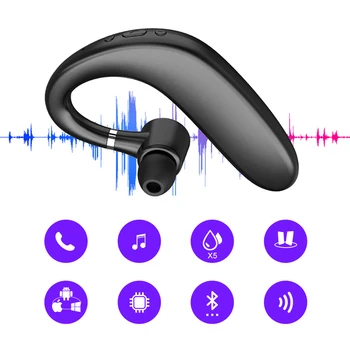 Äri Traadita Bth Kõrvaklapid Peakomplekti Kõrva Ühepoolne Rippuvad Intelligentne Mikrofoni Müra Vähendamise Kaasaskantav Versioon 5.0