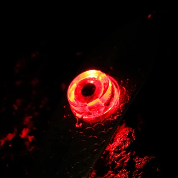 Äsja 9,5 cm LED Valgus Sööt Kalapüügi Peibutis Sügav Langeb Veealuse Vilkuv Lamp, Metallist Valguse Sööt