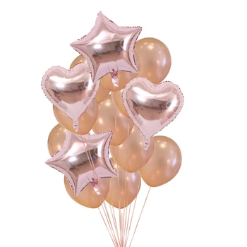 Õnnelik 100 Päeva Ülikond Foolium Õhupallid ja Südame-Tähe Kujuline Õhupallid, Pool Kaunistused Baby Shower Sünnipäeva Tarvikud 2175