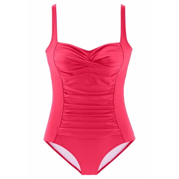 Üks Töö Pluss Suurus Naiste Ujumistrikoo-Punane Salenemisele Supelrõivad Seksikas Klassikaline Ujumine Ülikond Momokini Suvel Rannas Supelda Suit