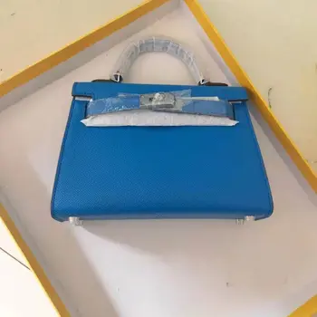 Üks-õlg kaasaskantav diagonaal kott mood daamid nahast kott kõrge kvaliteediga sinine